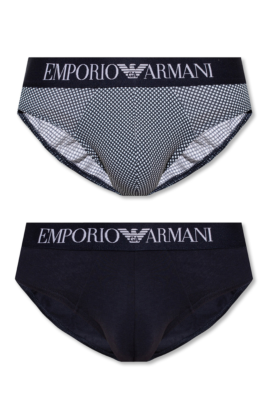 print high Emporio Armani pajamas logo top sneakers Emporio